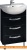 Тумба Акватон Ария 65 Н под умывальник Смайл 65 (чёрный) фотография