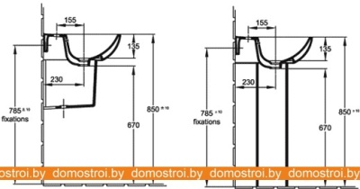 Умывальник Jacob Delafon Odeon Up 60x44 E4700 фотография