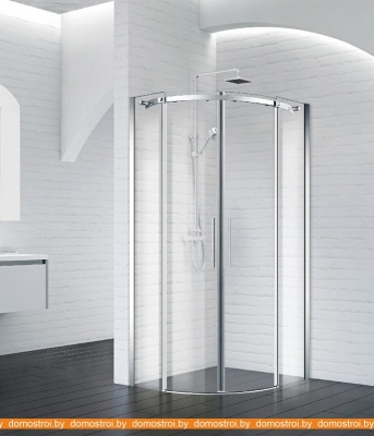 Душевой уголок BelBagno Acqua-R-2-90-C-Cr (прозрачное стекло) фотография