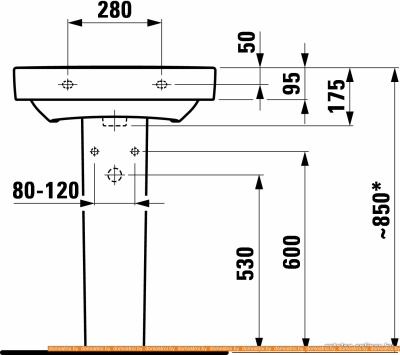 Умывальник Laufen PRO 818959 60x38 фотография