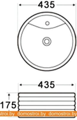 Умывальник Melana MLN-7197 43.5x43.5 фотография