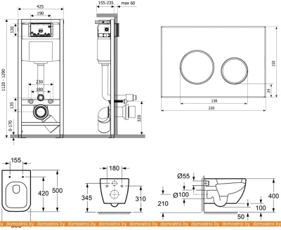 Унитаз Lavinia Boho Relfix One 6 в 1 77040053 (белый пластик) фотография