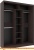 Шкаф-купе Глазов Домашний 1800 ЛДСП с зеркалом (венге) фотография