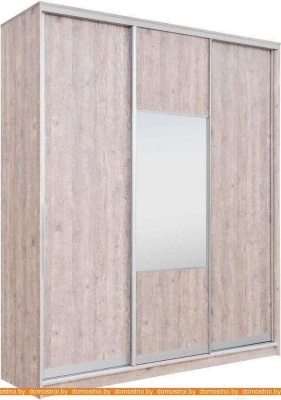 Шкаф-купе Рэйгрупп 233450 SSX Elgon РГ-01.05 (сосна натуральная/хром) фотография