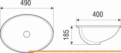 Умывальник WeltWasser Deilbach 6016 фотография