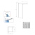 Душевая стенка Radaway Modo II New L/R [389074-01-01] 70x200 фотография