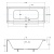 Акриловая ванна Besco Quadro 180x80 фотография
