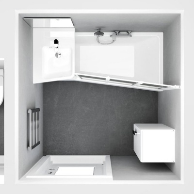 Умывальник Ravak Be Happy II L XJAL1100001 с переливом фотография