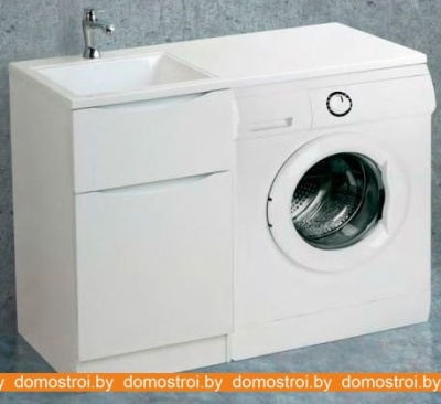 Тумба под умывальник BelBagno Lavanderia-580/1200-2C-PIA-BL (bianco luc.) фотография