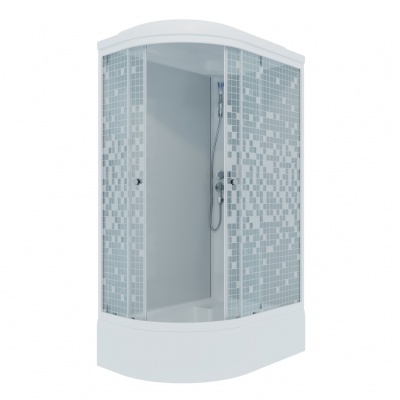 Душевая кабина Triton Коралл В3 ДН4 120x80 мозаика (правая) фотография