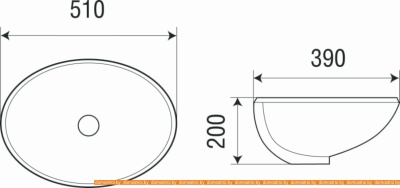Умывальник WeltWasser Deilbach 6005 фотография