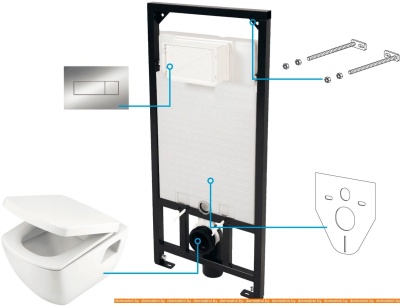 Унитаз Deante Anemon CDZS6WPW фотография