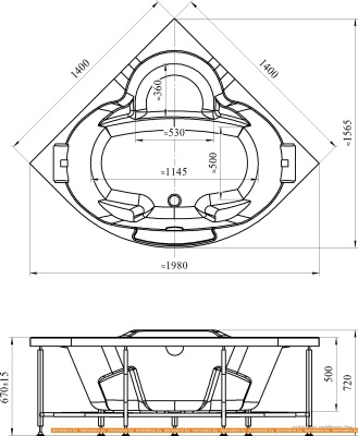 Ванны Radomir Сорренто 2 140x140 фотография