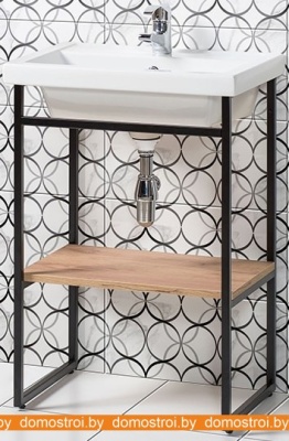 Тумба Акваль Юнит 60 ЮНИТ.60.00.10.N под умывальник Фостер 60 фотография