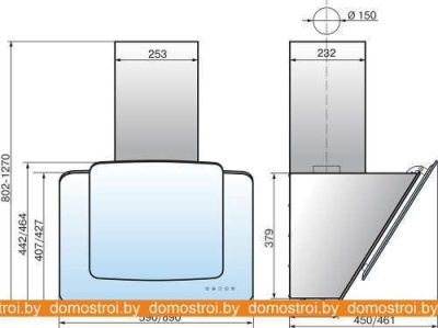 Вытяжка Elikor КВАРЦ 60П-1000-Е4Д (бежевый/крем) фотография