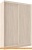 Шкаф-купе Глазов Домашний 1600 ЛДСП (ясень шимо светлый) фотография