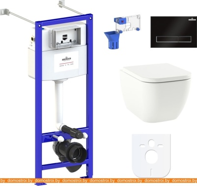 Унитаз Lavinia Boho Relfix One 7 в 1 87050136 (черный пластик) фотография