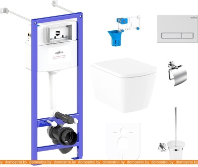 Унитаз Lavinia Boho Relfix Aveo Rimless 9 в 1 97020183 (матовый пластик) фотография