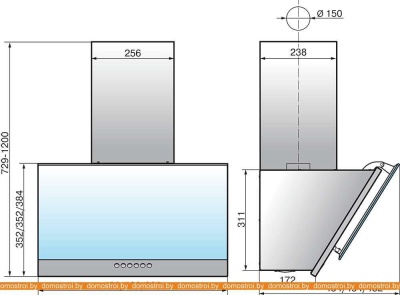 Вытяжка Elikor Рубин S4 60П-700-Э4Д (антрацит/черный) фотография