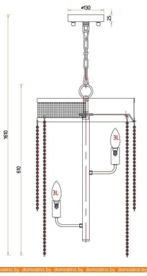 Подвесная люстра Favourite Vertical 2951-6P фотография