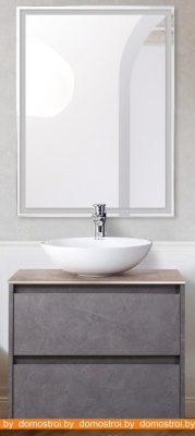 Тумба под умывальник BelBagno Kraft-600-2C-SO-PG (pietra grigio) фотография