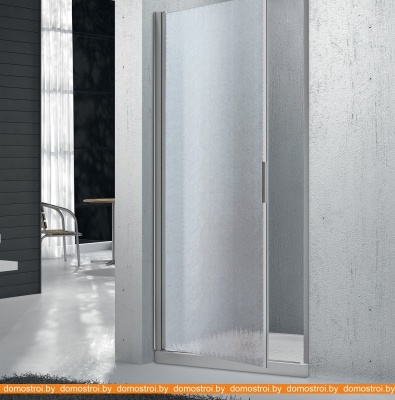 Душевая дверь BelBagno Sela-B-1-55-P-Cr (текстурное стекло) фотография