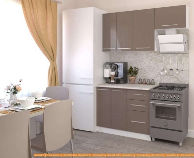 Кухня Кастанье Марта 1.5 (трюфель коричневый) фотография