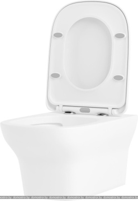 Унитаз Lavinia Boho Relfix Bristol Rimless 10 в 1 98010084 (черное стекло) фотография