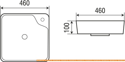 Умывальник WeltWasser Elbach 2181 фотография