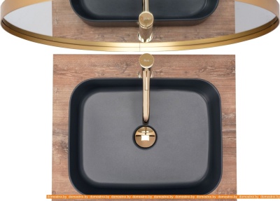 Умывальник Rea Kaya (синий матовый) фотография