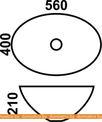 Умывальник Melana MLN-561 56x40 фотография