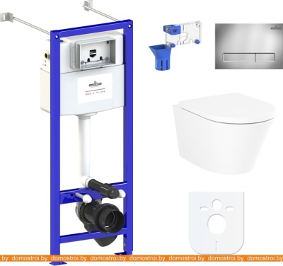 Унитаз Lavinia Boho Relfix Biore Rimless 7 в 1 87050182 (хром пластик) фотография