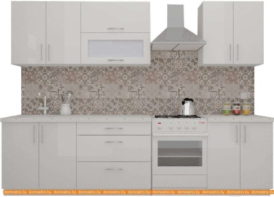 Кухня ВерсоМебель ВерсоЛайн 4-2.3 (белый 001) фотография