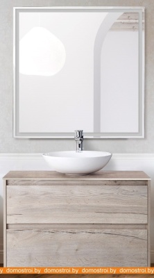 Тумба под умывальник BelBagno Kraft-800-2C-SO-RGB (rovere galifax bianco) фотография