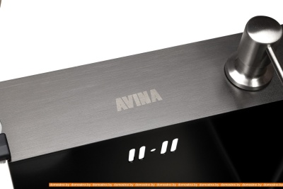 Кухонная мойка Avina HM7843 R PVD (графит) фотография