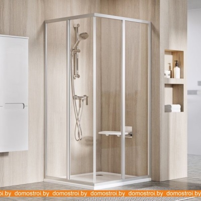Душевой уголок Ravak Supernova SRV2-S - 90 (прозрачный/белый) фотография