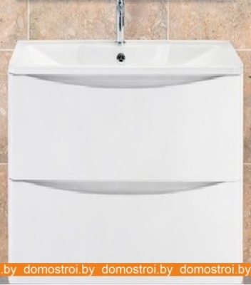 Тумба под умывальник BelBagno Acqua-800-2C-PIA-BL (bianco lucido) фотография