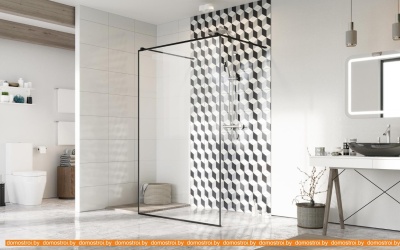 Душевая стенка Radaway Modo X Black I Frame 120 фотография