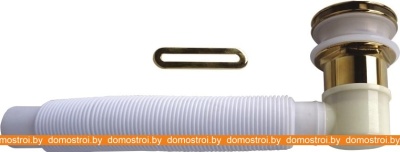 Сифон с переливом BelBagno BB39-OVF-ORO фотография