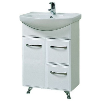 Тумба под умывальник Акваль Эмили 60 [AL.01.60.00.L] фотография