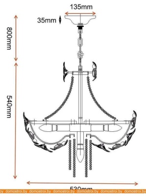 Подвесная люстра Favourite Viola 2901-9P фотография