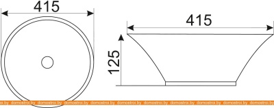 Умывальник CeramaLux N9381 фотография