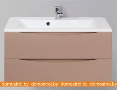 Тумба под умывальник BelBagno Marino-900-2C-SO-CL-P (cappuccino lucido) фотография