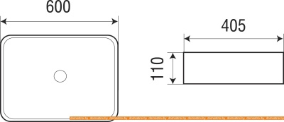 Умывальник WeltWasser Elbach 2174 фотография
