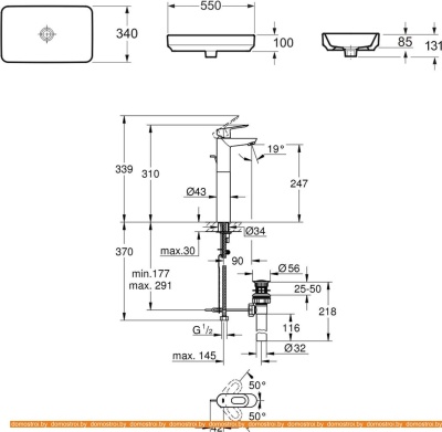 Умывальник Lavinia Boho Bathroom 21510225 (раковина, Смеситель) фотография