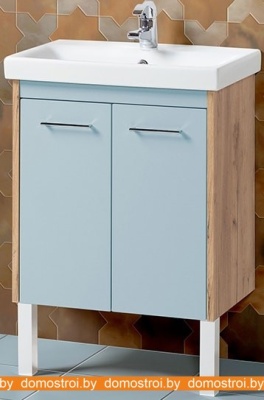 Тумба Акваль Мята 60 МЯТА.60.10.18.N под умывальник Moduo 60 фотография