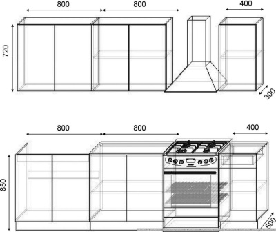 Кухня Сивирин-Компани Клео колор 2,0 (малиновый\малиновый) фотография