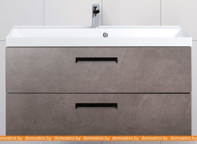 Тумба под умывальник BelBagno Aurora-1000-2C-SO-PG (pietra grigio) фотография