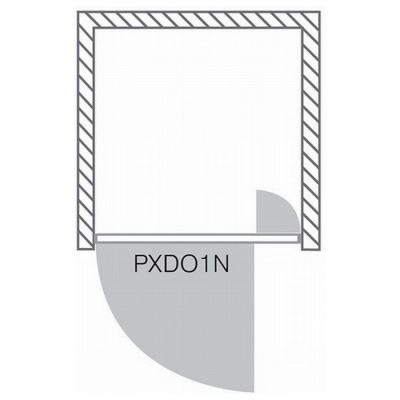 Душевая дверь Roltechnik Proxima Line PXDO1N/800 80x200 матовое стекло фотография