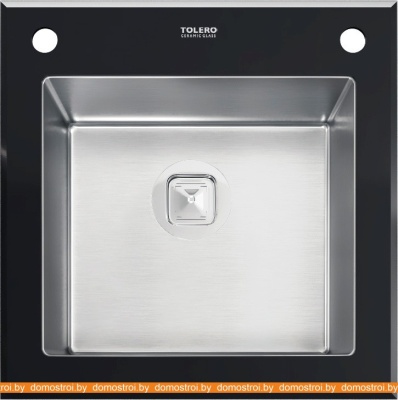 Кухонная мойка Tolero Ceramic glass TG-500 (черный) фотография